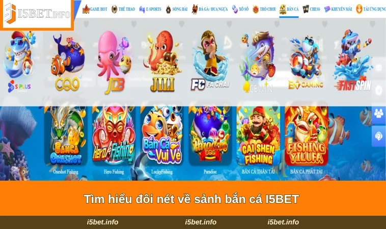 Tìm hiểu đôi nét về sảnh bắn cá I5BET 